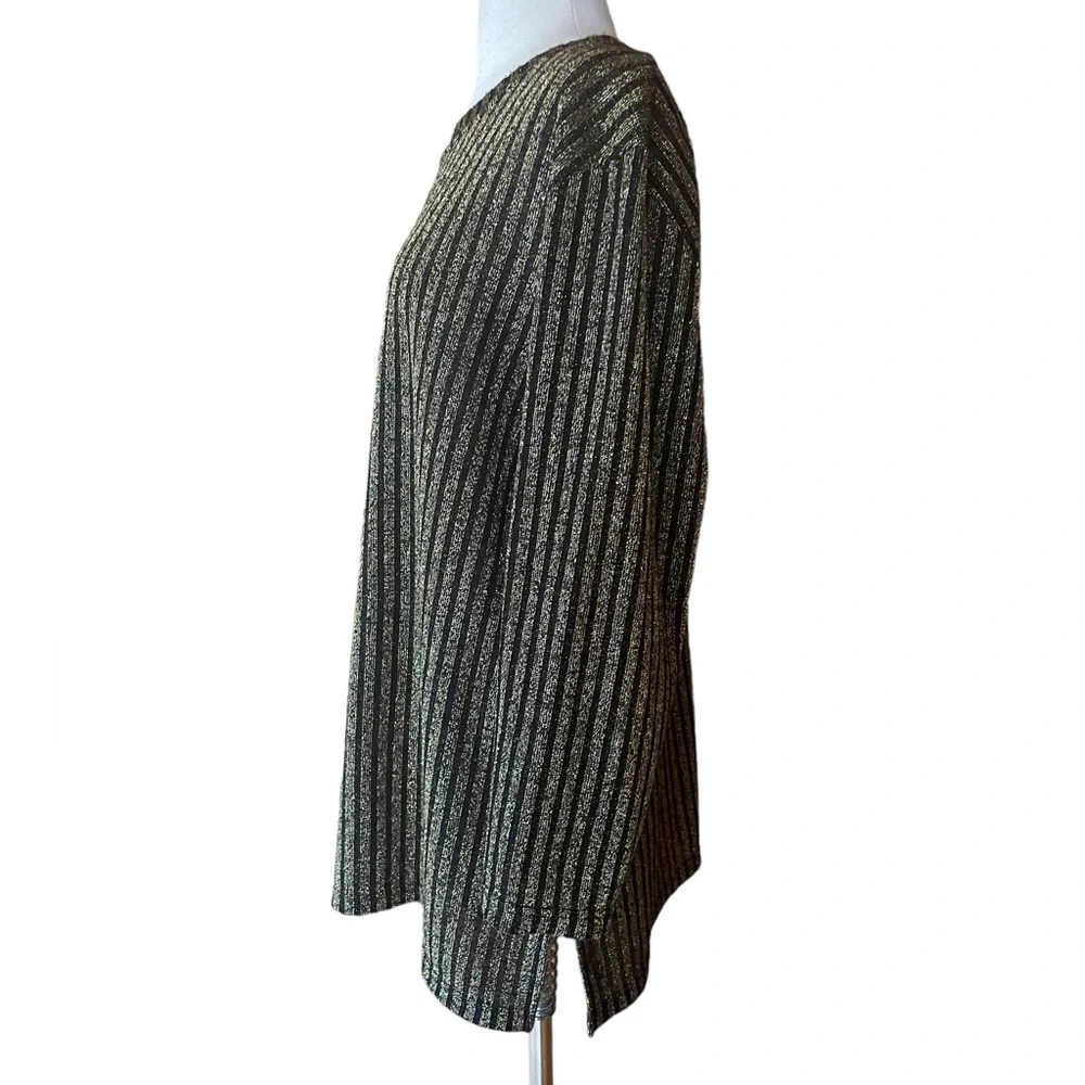 1980s‎ Young Stuff II Gold Metallic Threaded Sweater